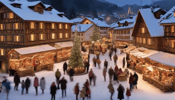 Marches de Noël haute-Savoie : ambiance féérique et artisanat local